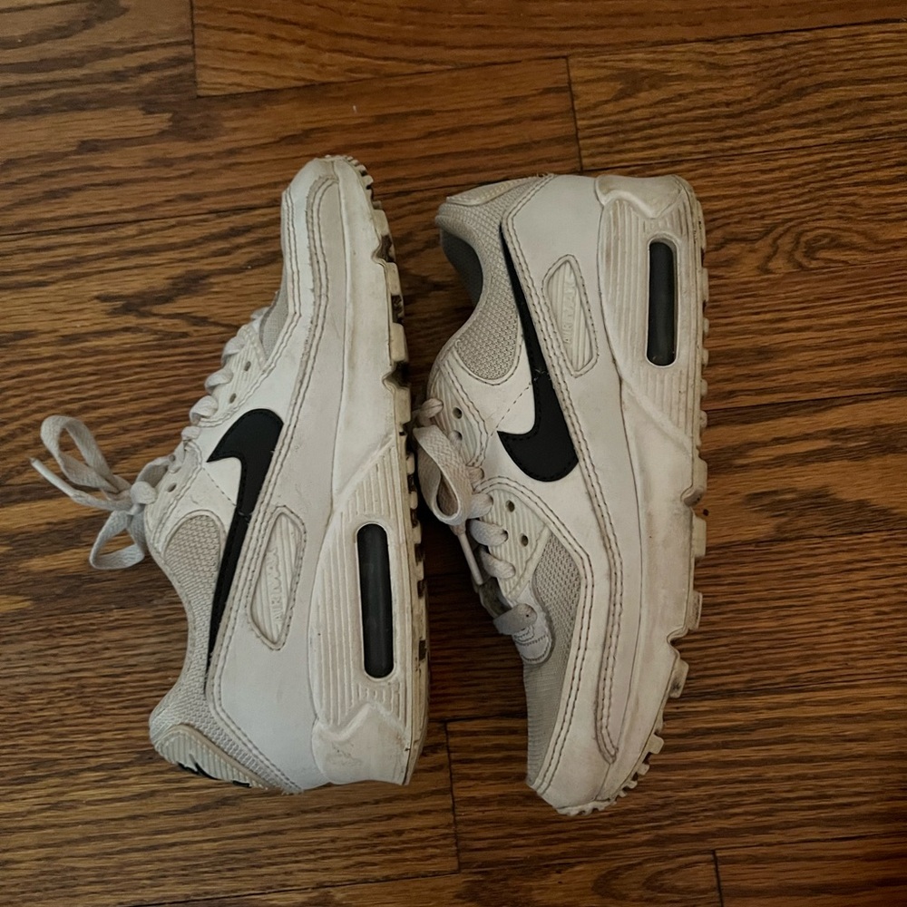 White and black Nike pro maxes